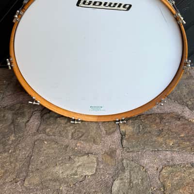 Leedy and Ludwig Concert / Symphony Bass Drum 1950-1954 - Mahogany and Maple Natural image 12