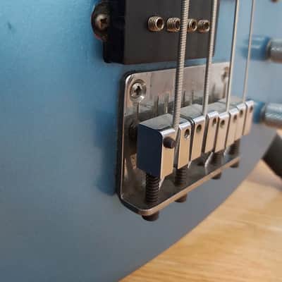 B.C. Rich Eagle Bass 80s - Blue image 3