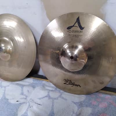 Zildjian 13" A Custom Hi-Hat Cymbals (Pair) 1991 - 2017 - Traditional image 3