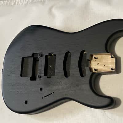 2022 Charvel Mexico San Dimas Style 1 Sassafras Satin HSS Guitar Body Floyd Ready image 3