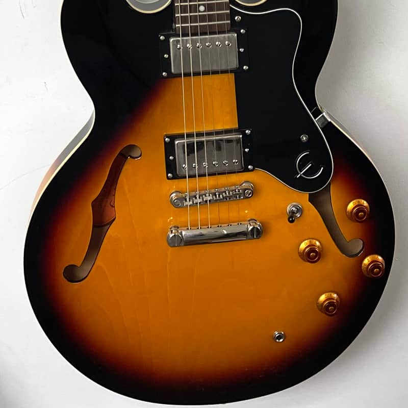 2008 – 2019 Epiphone The Dot Vintage Sunburst