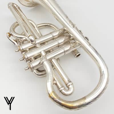 Courtois Levy's Model Cornet 1880s - Silver image 3