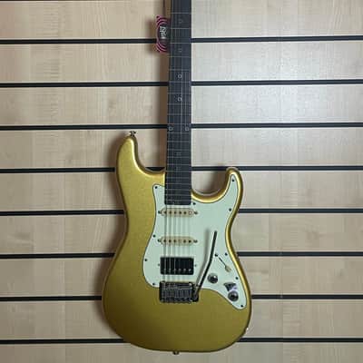 Schecter Nick Johnston 10th Anniversary Traditional HSS AS Atomic Saffron Electric Guitar Made in Indonesia image 1