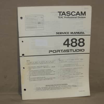 TASCAM 488 Portastudio Service Manual [Three Wave Music] image 1