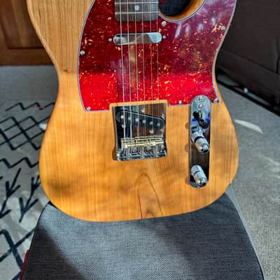 Old Growth Hackenberry wood Telecaster  body with  Fender Tex Mex pickups image 2