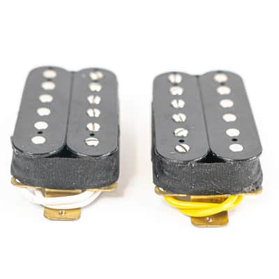 G&B Humbucker Neck and Bridge Electric Guitar Pickups - Black image 4
