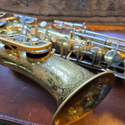 Vintage Evette Schaffer Alto Saxophone, France, Good Condition image 12