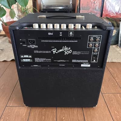 Fender Rumble 100 V3 100-Watt 1x12 Bass Combo 2015 - Present - Black image 2
