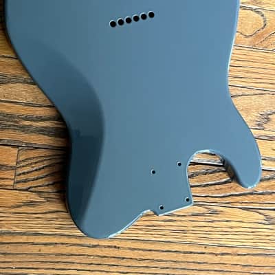 G&L Fullerton Deluxe ASAT Bluesboy guitar body Alder Grey Pearl USA image 7