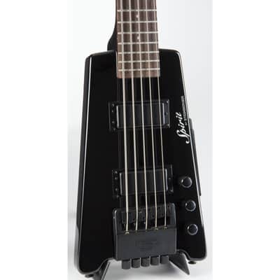 Steinberger Spirit XT-25 Standard (Black) - 5-String Electric Bass image 5