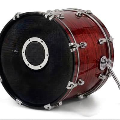 Dolby 22 x 14” Electronic Kick Drum Red Wood Bass for Roland Alesis Lemon image 2