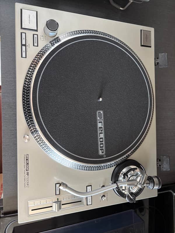 Reloop RP-7000 MkII Professional Upper Torque Direct Drive DJ Turntable 2010s - Silver image 1