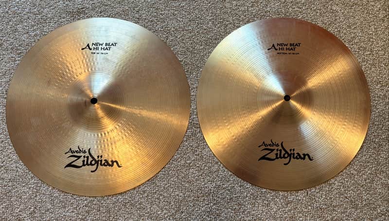 Zildjian 14" A Series New Beat Hi-Hat Cymbals (Pair) image 1