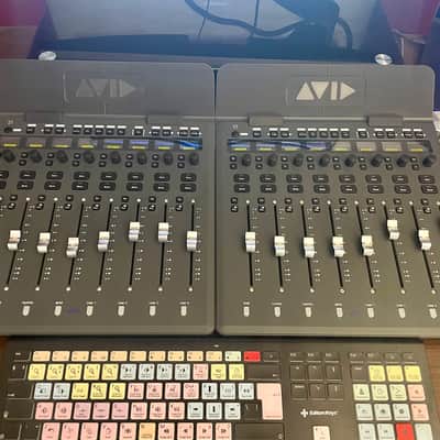 2 x Avid S1 8-Fader EUCON Desktop Pro Tools Control Surfaces image 3