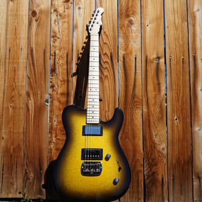 G&L USA ASAT HH RMC Goldburst 6-String Electric Guitar w/ Black Tolex Case (2022) image 2