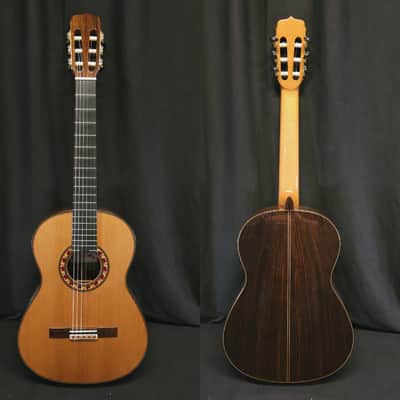 New Jose Ramirez Cedar Guitarra del Tiempo Studio Classical Nylon String Guitar w/ Logo'd Hard Case image 2