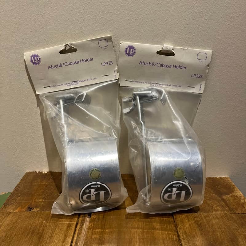 Lot of Two Latin Percussion LP325 Mountable Afuche / Cabasa Holder image 1