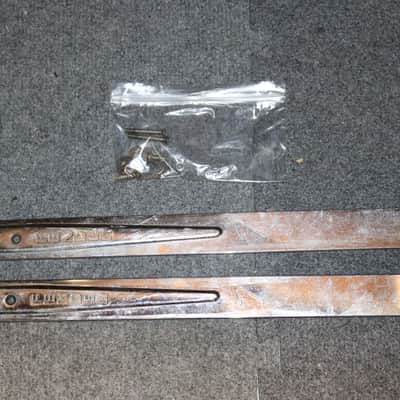 Vintage 1960s Blackface Fender Tilt Back Amp Legs - Super Reverb image 1