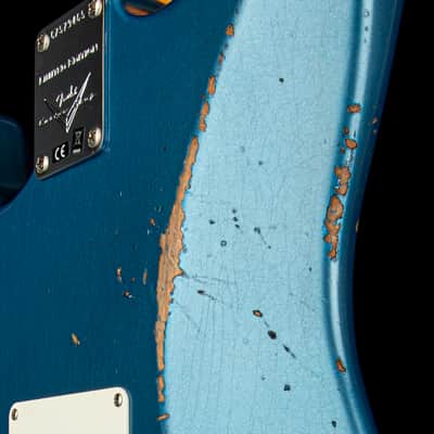 Fender Custom Shop Limited Edition Custom '68 Stratocaster Relic w/ Closet Classic Hardware - Aged Lake Placid Blue #79465 image 13