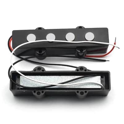 Flat Large Poles 4 String Jazz Bass Style Pickups image 4