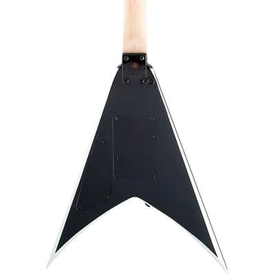 Jackson JS Series King V JS32 Electric Guitar - Black With White Bevel image 3