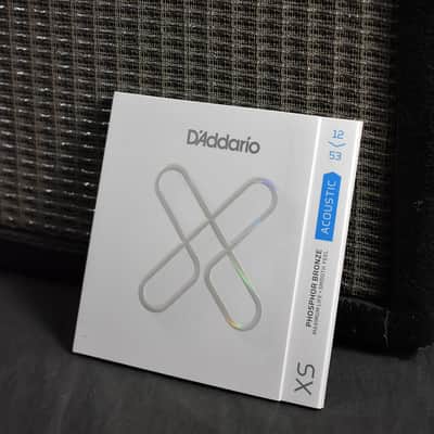 D'Addario XS Acoustic Coated Phosphor Bronze Strings (Light Gauge .012 - .053) image 1
