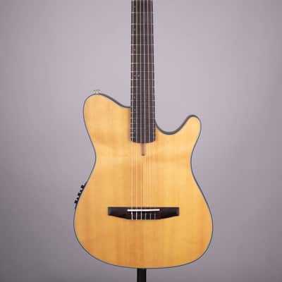 Ibanez FRH10NNTF Thinline Nylon Acoustic-electric Guitar - Natural image 2