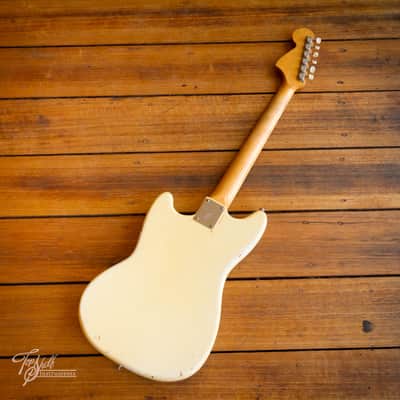 Fender Mustang Olympic White 1966 image 4