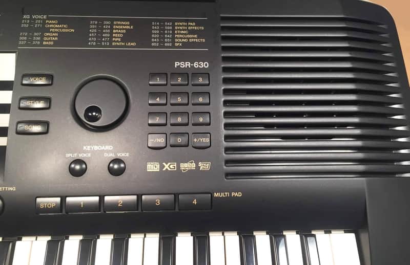Yamaha PSR 630 Synthesizer Arranger Piano Keyboard | Reverb