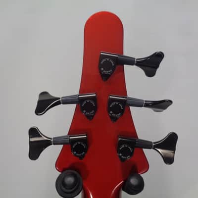 Tune Guitar Technology 5 String Bass  Red image 12