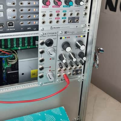 Doepfer A-100 System Bundle (Genuine Mutable Instruments Plaits/Rings/Clouds, Make Noise Maths, Squarp Hermod) - Excellent Condition image 8