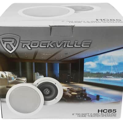 Rockville BLUAMP 100 Home Stereo Receiver Amplifier + (4) 8" Ceiling Speakers image 7