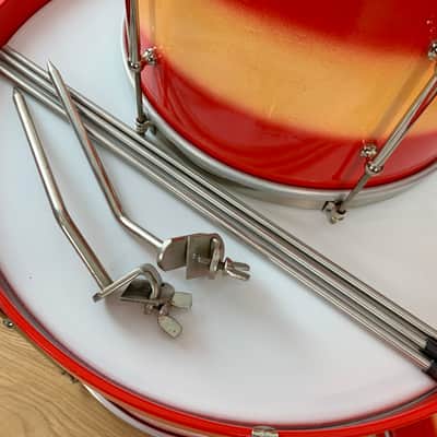 Decolite 4-Piece Drum Set Vintage Gretsch Jasper Shells 13-16-20-5x14 60s - Red Yellow Duco image 18