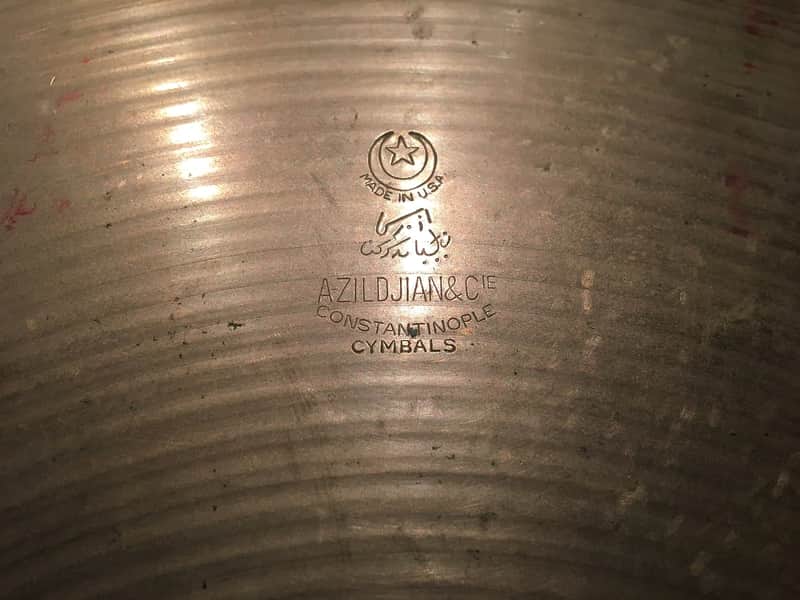Zildjian 24" A. Zildjian & Cie Constantinople Ride Cymbal 1973 - 1987 image 2