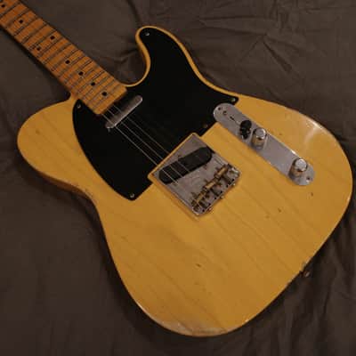 Fender Custom Shop 52 Telecaster Relic Butterscotch Blonde 60C Neck 2017 - Butterscotch image 3