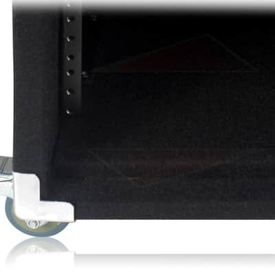 Rack Mount Cabinet Flight Case - Studio Mixer DJ Booth Cart Stand AMP Stage Gear image 10