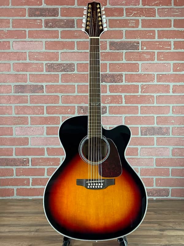 Takamine GJ72CE-12BSB 12-string Acoustic-electric Guitar - Brown Sunburst image 1