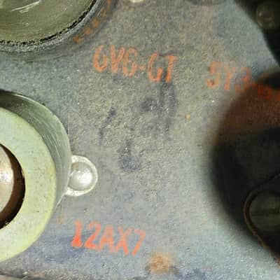 Airline 7214 Amp In Case Guitar Combo Amp Montgomery Ward 1960's image 14