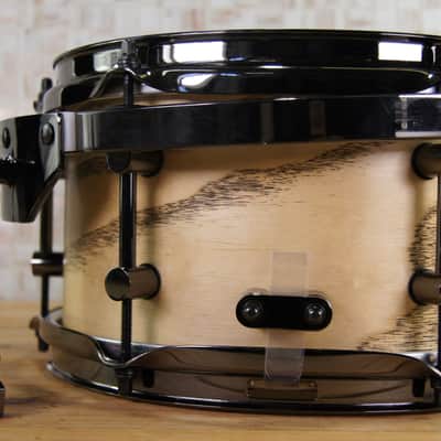 Click Custom Icon Snare Drum 5.5x10 Ash 8ply Desert Sand Satin Oil image 4