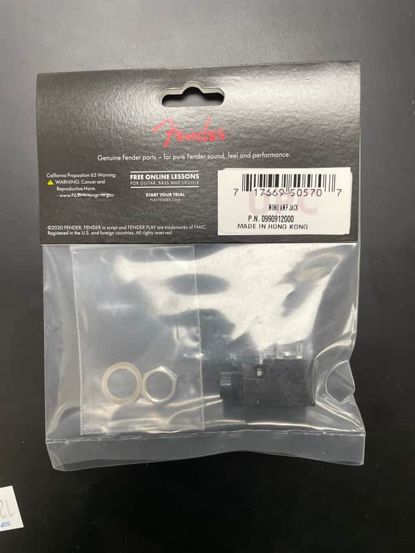 Fender Mono amp Jack - new in retail package image 1