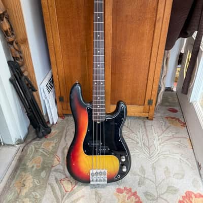 1975 Fender Precision Bass- Sunburst Plays and sounds great! image 1
