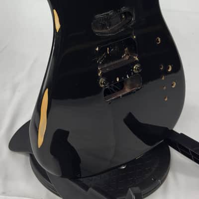 LaSiDo Super Strat Style Electric Guitar Body Made In Canada 1990’s - Black image 2