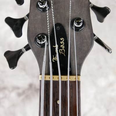 Warwick Thumb Bass Original NOS tuners 5 string 3+2 Made by Gotoh 1990s Black image 4