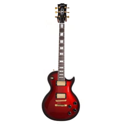 Gibson Custom Shop Les Paul Axcess Standard Candy Apple Red Burst Gloss Headstock Repair image 3