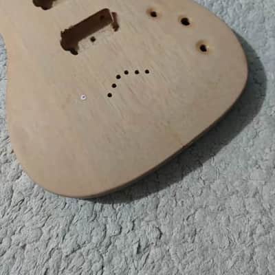 Mahogany Wood Guitar HH Body DIY Project image 5