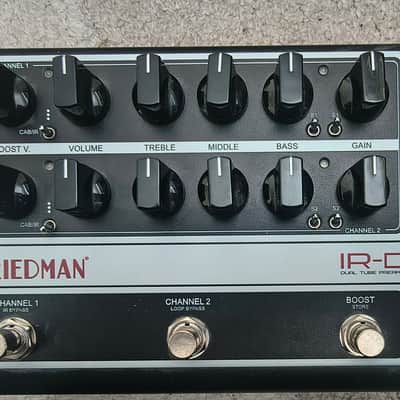 Friedman IR-D Dual Tube Preamp 2024 - Present - Black / Silver imagen 1