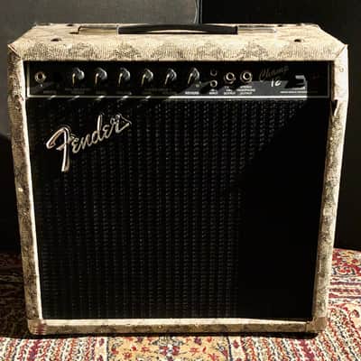 Fender Champ 12 1990 12W Combo Guitar Amp Snakeskin finish 1990 image 1