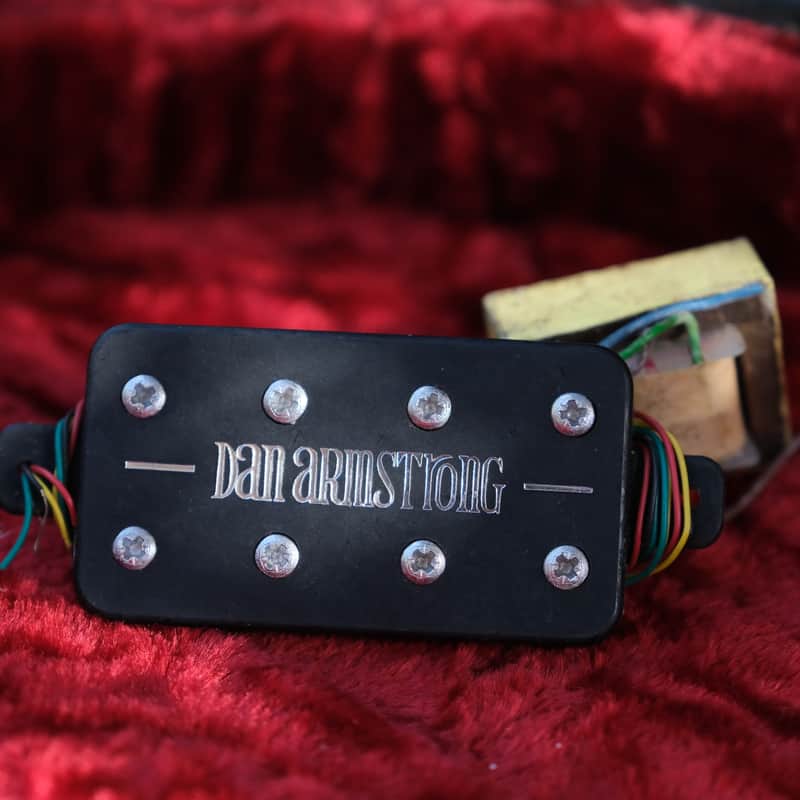 NOS 60s Dan Armstrong london series bass pickup low impedance floating humbucker pickup for acoustic, archtop and sliding pickup bass guitars 43grams (1.5oz)! image 1