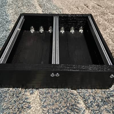 6U 50hp per row Eurorack Modular Unpowered case oak -black 2026 - Black Vehslage Modular image 3