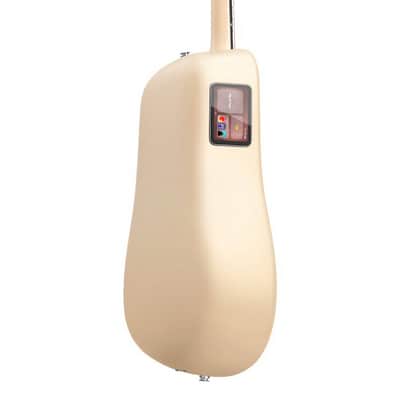 Lava Music L9220009 ME 4 Carbon Fiber 38” Acoustic / Electric Guitar With Gig Bag, Soft Gold image 9